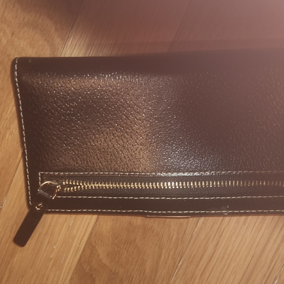 VINTAGE KATE SPADE BLACK WALLET STACEY GRANT STREET BIFOLD NICE SHAPE - Picture 3 of 16